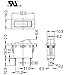 addtoword Rocker Switch Lighted On Off for Electric Fireplaces FMI Desa 120927-24 120 volt