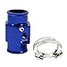 Water Temp Temperature Joint Pipe Sensor Gauge Radiator Hose Adapter 36mm Blue