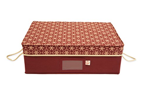 Santas Bags Decorated Two Tray Ornament Storage Box - Thumbnail 2