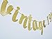 Vintage 1989 Gold Glitter Banner, 33rd Birthday Banner, 31st Birthday Announcements Decor (Gold)