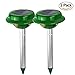 VENSMILE Solar Snake Repellent Pest Repeller Control Mole Rodent Gopher Vole for Outdoors Garden Yard and Pet Safe (2)