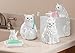 Playful Cat Bathroom Accessories Set of 4