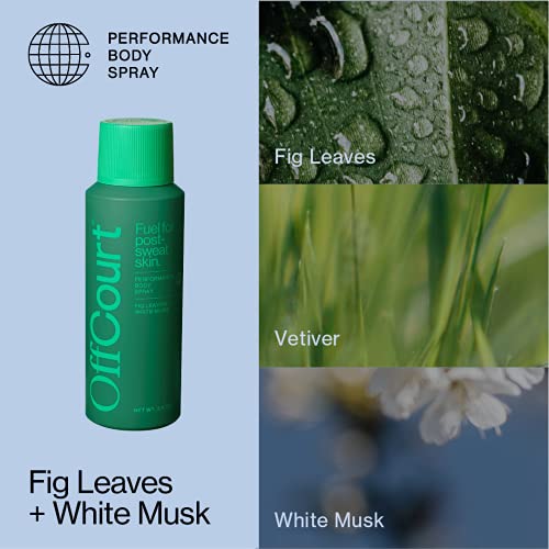 OffCourt Deodorant Body Spray for Men Aluminum Free Powerful