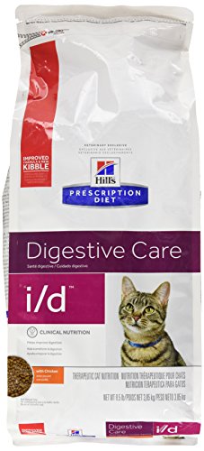 Hill's Prescription Diet i/d Gastrointestinal Health Dry Cat Food 8.5lb (Best Food For Cats With Gastrointestinal Problems)