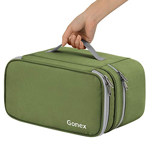 Gonex Travel Underwear Organizer,Large Compartment Bra Travel Organizer
