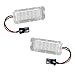 MOFORKIT LED License Plate Light White Compatible with 2011 to 2018 Ford Explorer/Fiesta, 2013 to 2018 Ford Fusion/Escape, 2015 to 2018 Lincoln MKC