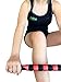 Elite Massage Roller Stick Targets Sore, Tight Leg Muscles to Prevent Cramps and Release Tension. It's Sturdy, Lightweight, Smooth Rolling and Thankfully This Lifesaver has Comfortable Handles.Red