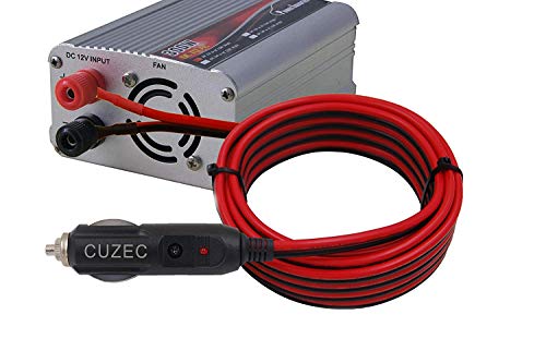 CUZEC Heavy-Duty 15A Male Plug Cigarette Lighter Adapter Power Supply Cord with 10.5ft / 3.2m 16 AWG Cable Wire for Car Inverter Air Pump Electric Cup and DIY (10.5FT Long) - Thumbnail 3