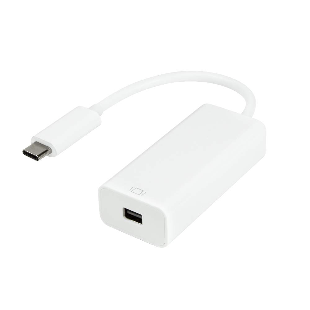 LogiLink UA0360 - USB-C (USB 3.2 Gen 1x1) to Mini DisplayPort Adapter, 4K Resolution, White