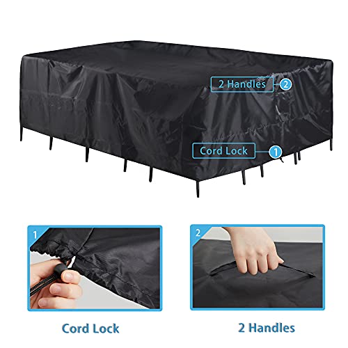 Patio Table and Chairs Covers Waterproof for 46 Seat, ALSTER Outdoor Furniture Covers