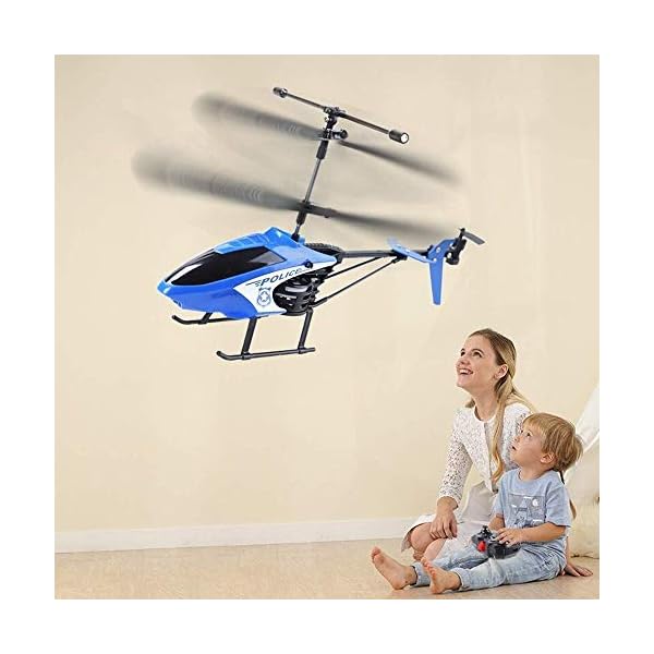 Toy Model Version Widerstand gegen das Fallen Indoor Outdoor Mini Elektro Polizei Hubschrauber Remote Flugzeug Flugzeug… – Bild 4