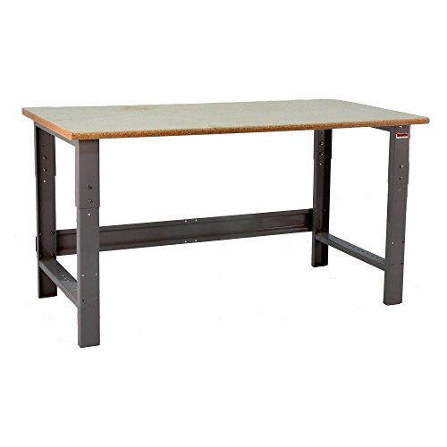BenchPro Table & Workbench: 1-1/8" Thick Particle Board Top