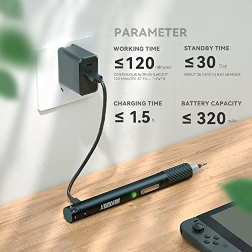 JAKEMY Mini Electric Screwdriver, 3 Gears Torque Adjustable Precision