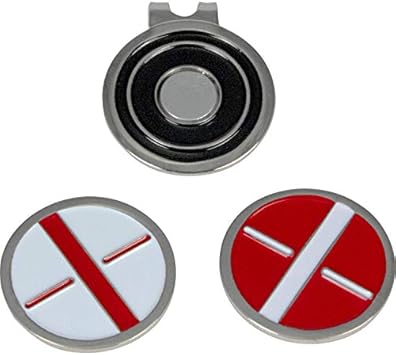 Amazon マックスフライ メタル ボールマーカー ハットクリップセット Maxfli Metal Ball Marker And Hat Clip Set Mx164 ゴルフ Maxfli ゴルフマーカー