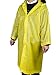 Mudder Kids Children Rain Poncho Raincoat Portable with Hoods and Sleeves (Yellow)