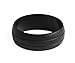 Men's Silicone Wedding Ring - Nonmetallic Silicone Wedding Bands for Men - Ideal for Athletes, Outdoor Enthusiasts, Military Servicemembers, Firemen, Electricians & More - Hypoallergenic & Durable
