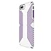 Speck Products Presidio Grip iPhone 8 Plus /7 Plus/6S Plus/6 Plus Case, White/Heliotrope Purple (109667-7247)