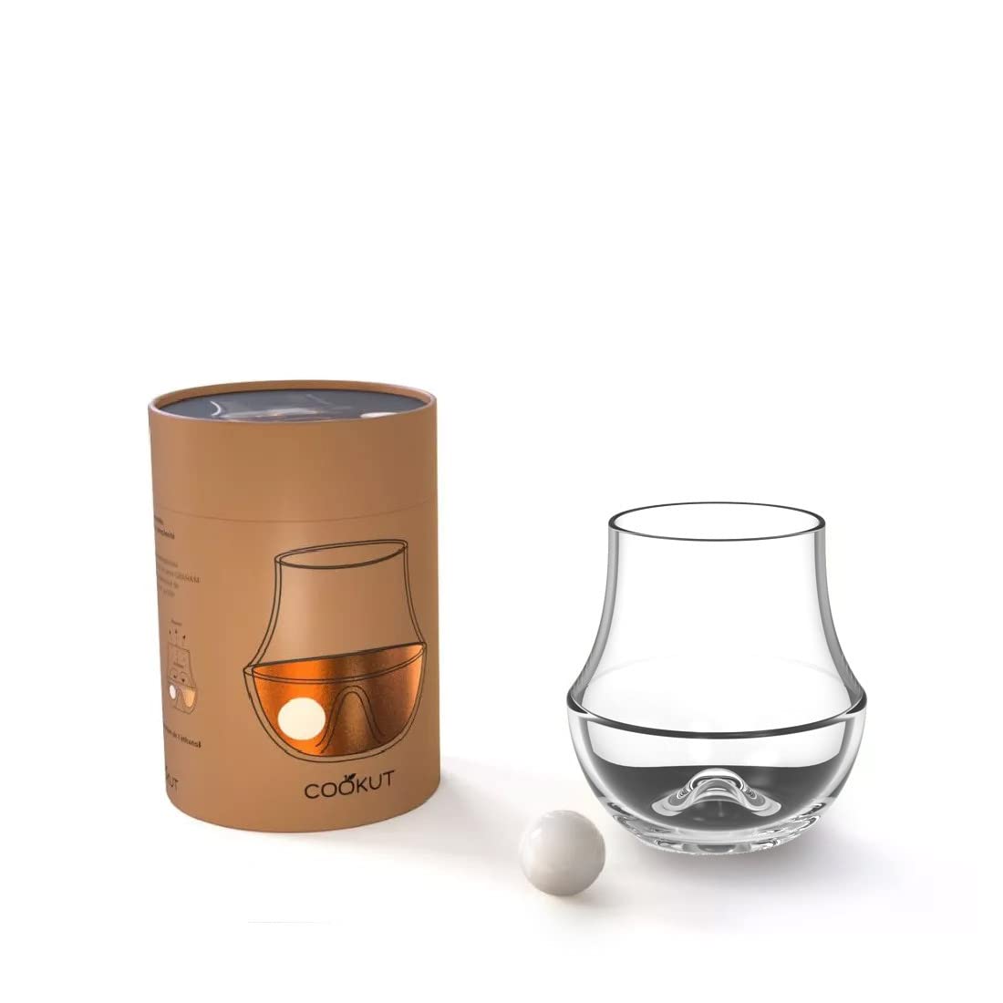 COOKUT - The best tasting glass in the world – Single glass box – Reveal the finesse, richness and complexity of your spirits