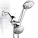 HOTEL SPA - Shower Heads with Handheld Spray - High Pressure with Shower Filter - 4 Inch Showerhead, 4 Inch Handheld Shower Head - 3-in-1, 30 Setting Shower Heads, Showerspa (Chrome)