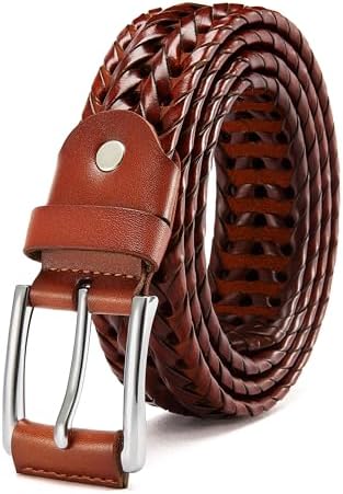 Amazon.com: DOOPAI Men's Braided Leather Dress Belt - Comfort Fit, Adjustable Strap, Fashion Hand Woven - Brown Belt for Casual Dress Golf Jeans : Clothing, Shoes & Jewelry Amazon.com: DOOPAI Men's Braided Leather Dress Belt - Comfort Fit, Adjustable Strap, Fashion Hand Woven - Brown Belt for Casual Dress Golf Jeans : Clothing, Shoes & Jewelry