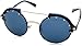 Versace Womens Sunglasses Silver/Blue Plastic,Nylon - Non-Polarized - 53mm