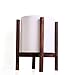 ASLINY Plant Stand Mid Century Wood Flower Pot Holder Display Potted Rack Rustic, up to 10 inches Planter Brown (Pot Not Included)
