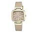 Nine West Women's Goldtone Rectangular Strap Watch