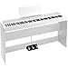 Korg B1SP Digital Piano with Stand, Three-Pedal Unit - White