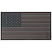 Maxpedition Gear Large USA Flag Patch, Stealth, 3.25 x 1.75-Inch