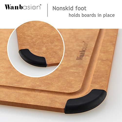 Wanbasion Best Cutting Board Kitchen, Wood Cutting Board Kitchen, Cutting Board Kitchen Professional with Groove - Thumbnail 5