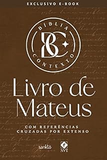 Livro Bíblia Contexto - Livro de Mateus: Com referências cruzadas por extenso