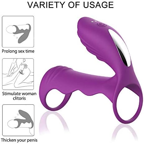 Dual Action Vib˘ra˘ńt˘ors for Men Women Double Penetration Stˉráˉp-on Ċ˘ĺi˘t Sitmulator Ṕeń-Ńis Vib˘ra˘ńt˘or for Couple Flirting Síx Toy
