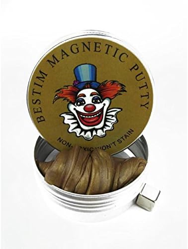 ACXOP Magnetic Slime Putty Clourful Play Dough Bouncing Toys for Kids (Gold)