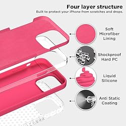 COFFKER Designed for iPhone 14 Pro Case, Liquid