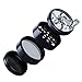 Herb Grinder Ohuhu 4 Pieces Weed Tobacco Grinders with Handle, Black Spice Herb Grinder, 2.38 Inch