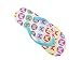 Chatties Girls Printed Flip Flops with Assorted Rubber Charms - Assorted colors