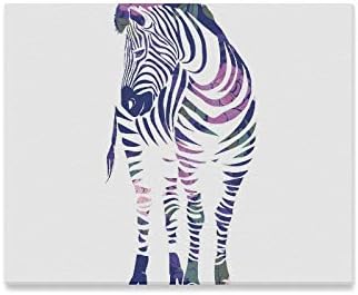 Amazon Co Jp Kwesg アートパネルポスター かわいい動物 シマウマ 壁飾り 壁掛け 壁画 絵画 木枠 キャンバス モダン アート印刷 50cm 40cm軽量 木製 ホーム キッチン