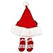 Disney Baby Boys' Hat Sock Set Mickey 1st Christmas