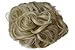 PRETTYSHOP BUN Up Do Hair Piece Hair Ribbon Ponytail Extensions Draw String Scrunchie wavy Platinum blond # 613A HK111