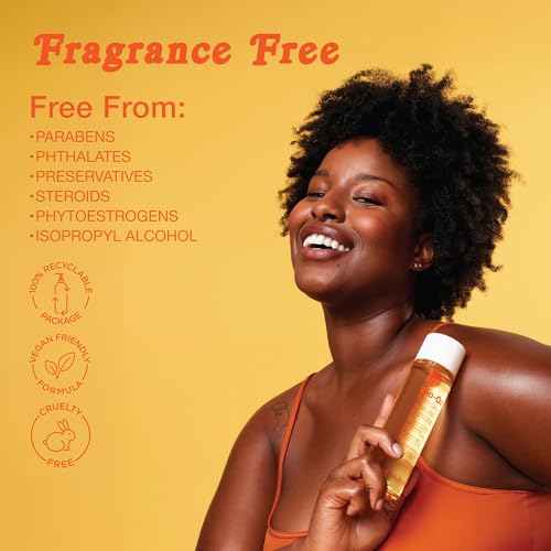 BIO-OIL NATURAL SKINCARE OIL, SERUM FOR SCARS AND STRETCH MARKS, FACE AND BODY MOISTURIZER FOR DRY SKIN, HAIR OIL, FOR ALL SKIN TYPES, 4.2 OZ