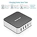 POWERADD 40W 5 Port USB C Charging Station Multi Port Wall Charger QC3.0 USB C Desktop Charger Block Compatible iPhone, Samsung, Nexus, LG, and More USB Device