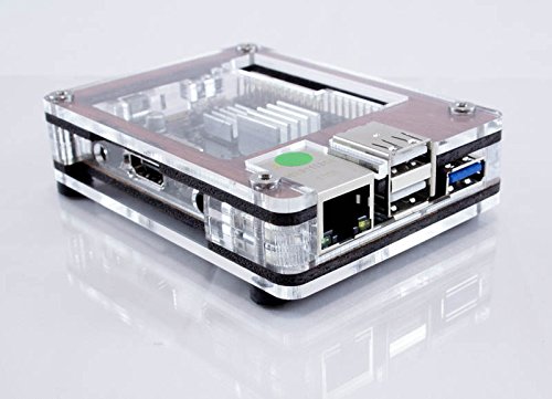 Rock64 Wood Zebra Case for the ROCK64 Media Board ~ C4Labs