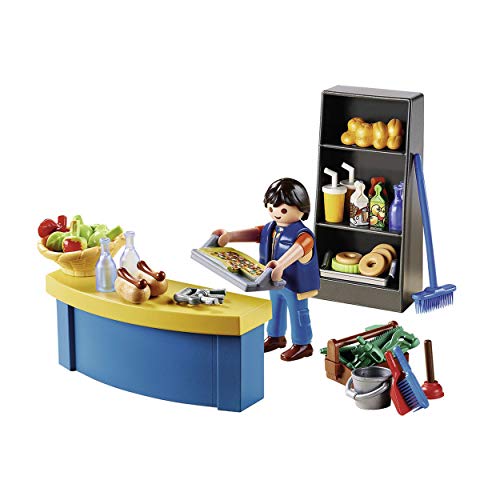 PLAYMOBIL City Life 9457 Hausmeister mit Kiosk, Ab 5 Jahren – Bild 5