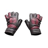 Guardians of the Galaxy Vol 2 Star-Lord Leather Costume Gloves By Miracle (X-Large, Brown)