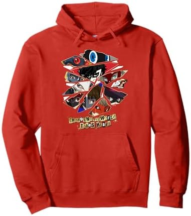Amazon.com: Persona 5 Joker Take Your Heart ATLUS Pullover Hoodie