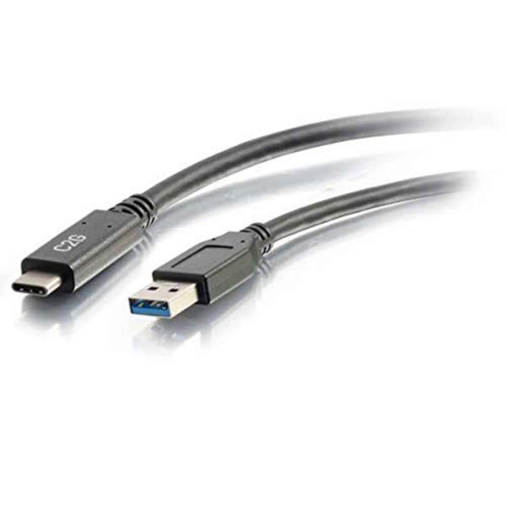 C2G 3M USB-A to USB-C 3.0 3A Power Delivery and Data Transfer Lead Suitable for use with Galaxy S9/8+, MacBook Pro, iPad Pro, Google Pixel, Chromebook, Nexus, Huawei, Nintendo Switch and more