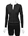 MBJ WSK781 Womens Keep It Classic Crew Neck Cardigan L Black