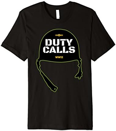 Duty Calls WW2 Helmet T-Shirt