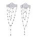 Mmrm Women Faux Pearl Necklace Earring Bracelet Jewelry Set (Gold)
