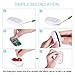 Wireless Doorbell for Home IPX4 Waterproof 1000 Feet Range Remote Door Bell Chime Kit (2 Push Button& 2 Receivers) 38 Chime Tunes/4 Level Volume Loud& LED Flash, No Batteries Required, White